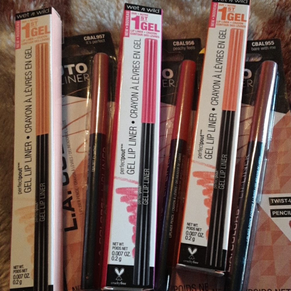 Lip liner lot pretty colors